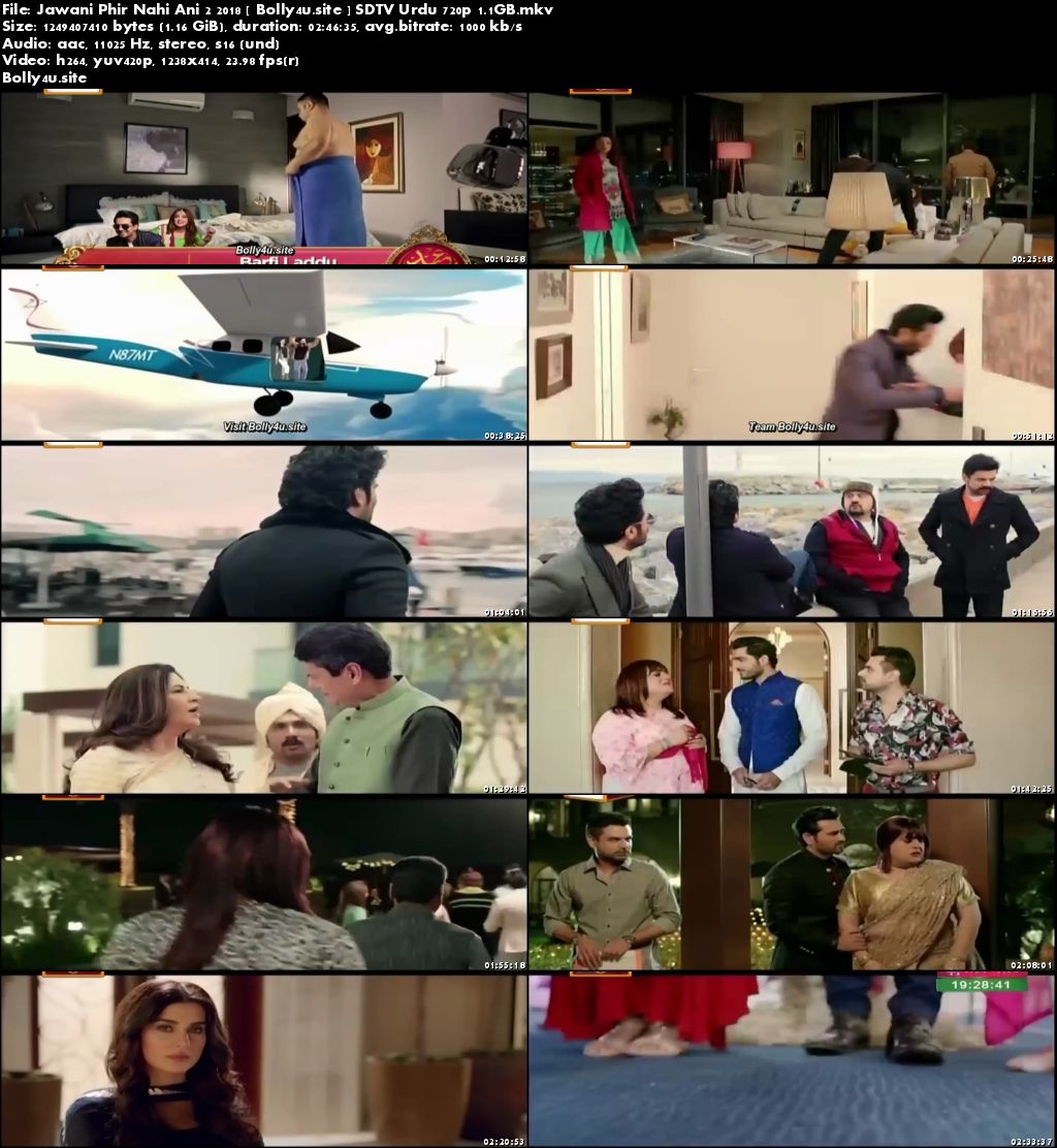 Jawani Phir Nahi Ani 2 2018 Bolly4u.site SDTV Urdu 720p 1.1GB