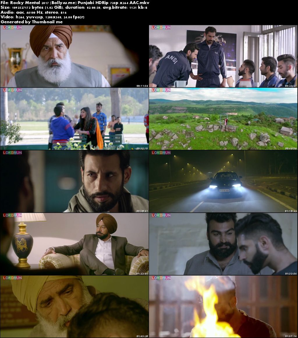 Rocky Mental 2017 HDRip 1GB Full Punjabi Movie Download 720p Free